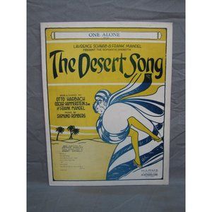 Antique 1900's "The Dessert Song" Sheet Music #157